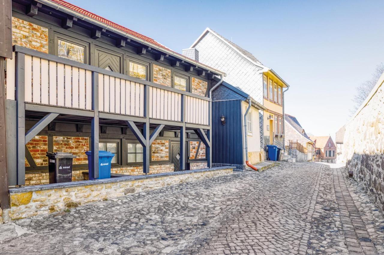 Fachwerkhaus Auf Dem Schlossberg Quedlinburg Exteriör bild